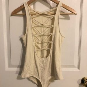 Strapped back bodysuit